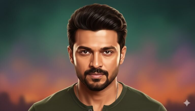 Digital Oil Painting of a Boy